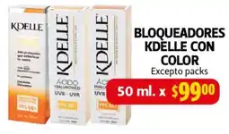 BLOQUEADORES KDELLE CON COLOR Excepto packs 50ml