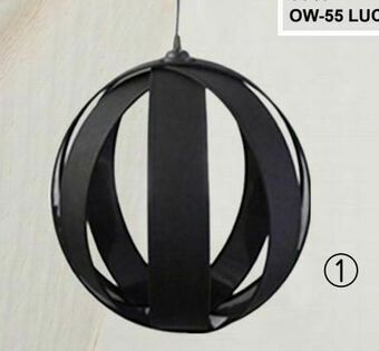 Sodimac Homecenter Lámpara colgante praga negro 1luz e27 metal 40cm oferta
