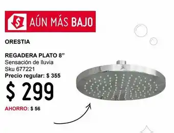 Sodimac Homecenter Regadera plato 8" diametro oferta