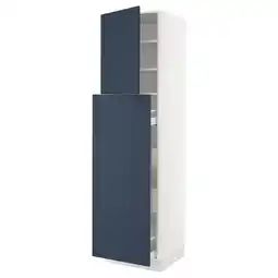 Sektion / maximera Gabin alt extb 2 prtas 4 cjnes+ests, blanco Axstad/mate azul, 61.0x61.0x228.6 cm
