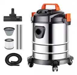 Mercado Libre Aspiradora Industrial De Tacho 2800w 35l 3 En 1 Con 6m Cable oferta