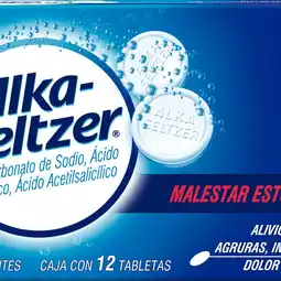 Farmacias YZA Alka Seltzer 500Mg 12 Tabs oferta