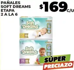 Merco PAÑALES SOFT DREAMS ETAPA 2 A LA 6 oferta