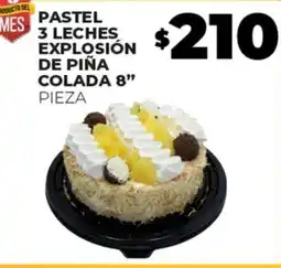 Merco PASTEL 3 LECHES EXPLOSIÓN DE PIÑA COLADA 8" PIEZA oferta