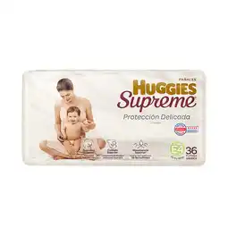 Farmacias YZA Pañal Huggies Supreme Etapa 4 Unisex 36 Unidades oferta