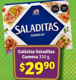 Soriana Híper Galletas Saladitas Gamesa 330g oferta