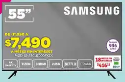 Soriana Híper SAMSUNG SMART TV 55" oferta