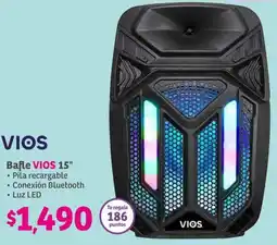 Soriana Híper Bafle VIOS 15" oferta