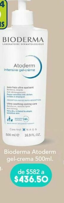 Farmacia San Pablo Bioderma atoderm gel cre c/500ml oferta