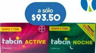 Farmacia San Pablo Tabcin active+noche cap 250mg epy c/24 oferta