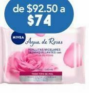 Farmacia San Pablo Nivea toallitas desmaq rosas emp c/25pzs oferta