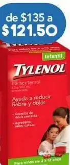 Farmacia San Pablo Tylenol inf cereza sus 3.2gr caj c/120ml oferta