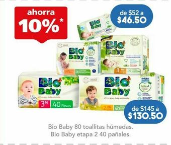 Farmacia San Pablo Bio baby pañales etapa 2 c/40 oferta
