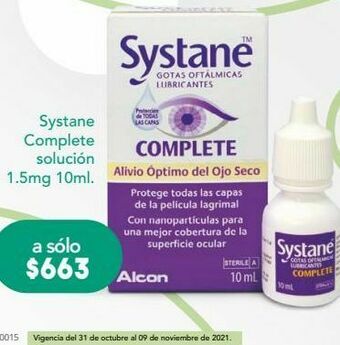 Farmacia San Pablo Systane complete sol 1.5mg gto c/10 oferta