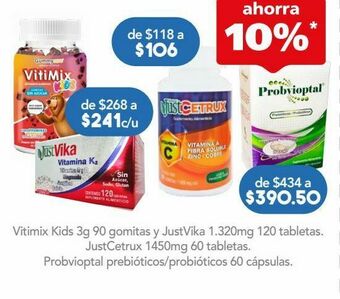 Farmacia San Pablo Vitimix kids gms 3gr bot c/90 oferta