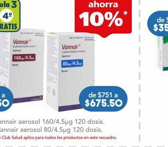 Farmacia San Pablo vannair aer 80/4.5 mcg caj c/120d oferta