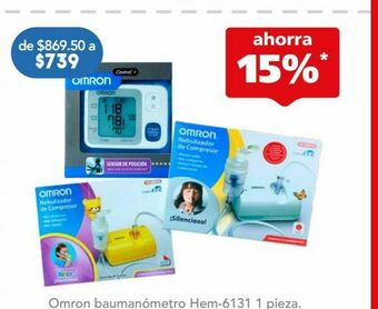Farmacia San Pablo Omron baumanometro hem-6131 c/1pza oferta