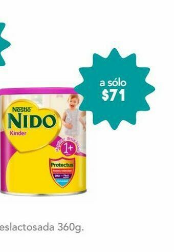 Farmacia San Pablo Nido kinder deslactosada lat c/360gr oferta