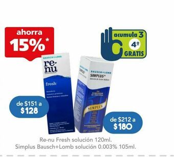 Farmacia San Pablo Renu fresh sol multi l/bland btl c/120ml oferta