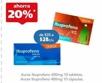 Farmacia San Pablo Ibuprofeno cap 400mg c/10 vitafast oferta