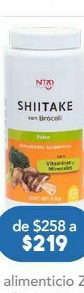 Farmacia San Pablo Nartex sup alim shiitake brocoli c/210gr oferta