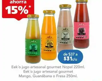 Farmacia San Pablo Eek´o jugo art gou fresa btl c/250ml oferta