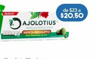 Farmacia San Pablo Ajolotius te menta/eucalipto caj c/20sob oferta