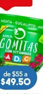 Farmacia San Pablo Ajolo-gomitas menta vit a,d,c c/148gr oferta