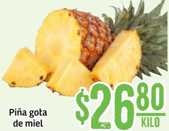Soriana Híper Piña Gota de Miel oferta