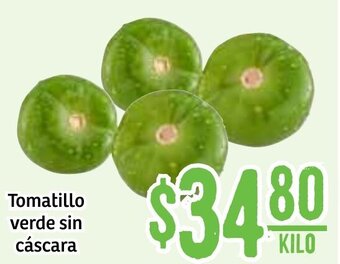 Soriana Híper Tomatillo verde sin cáscara oferta