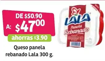 Soriana Híper Queso Panela Rebanado Lala 300g oferta