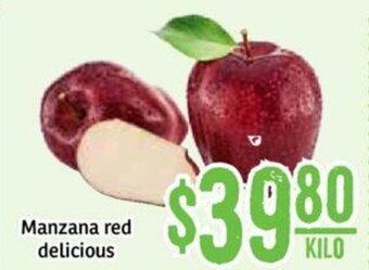 Soriana Mercado Manzana Red Delicious oferta