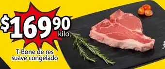 T-Bone de Res Suave Congelado