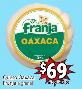 Queso Oaxaca Franja a Granel