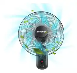 Mercado Libre Ventilador De Pared Sunoffer 18 Pulgada Negro oferta