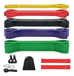 Mercado Libre Ligas Resistencia 5 Bandas Elastica Pull Up Entrena En Casa oferta