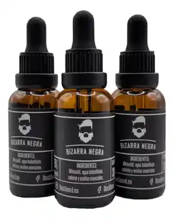 Minoxidil Al 15% Bizarra Negra Con Cafeína 3x2 (3 Frascos)