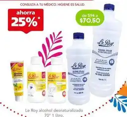 Farmacia San Pablo Le roy - alcohol desnaturalizado 70° oferta
