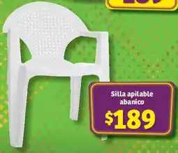 Soriana Mercado Silla apilable abanico oferta