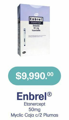 Farmacias Especializadas Enbrel 50mg myclic pluma caj c/2 oferta