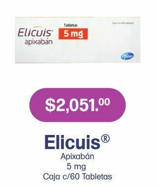 Elicuis 5mg tab caj c/60