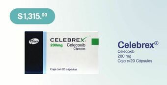 Celebrex 200mg cap caj c/20