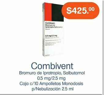 Combivent udvs 05/2.5mg amp caj c/10