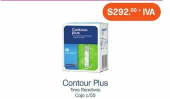 Farmacias Especializadas Contour plus tiras reactivas caj c/50 oferta