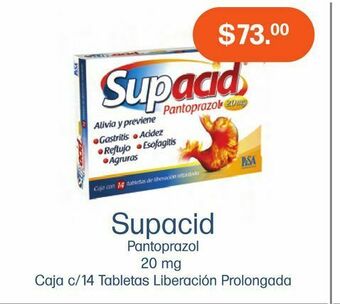 Supacid 20mg tab caj c/14