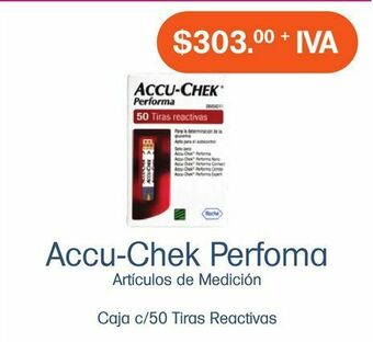 Farmacias Especializadas Accu chek performa tir caj c/50 oferta