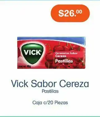 Vick sabor cereza