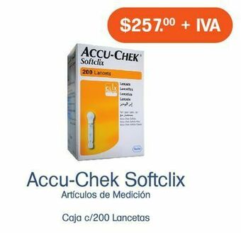 Farmacias Especializadas Accu-chek softclix oferta