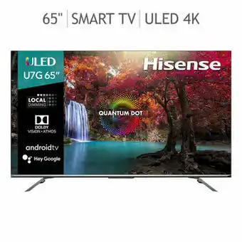 Costco Hisense Pantalla 65" ULED 4K oferta