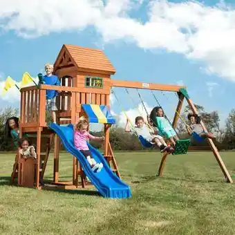 Costco YardLine, Centro de juegos para jardín, Sky Climber II oferta